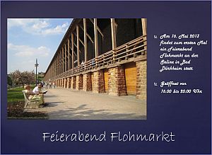 1. Feierabend Flohmarkt an den Salinen in Bad Dürkheim